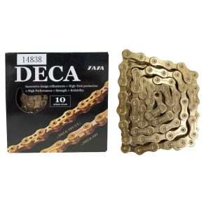 CADENA MTB 10V TAYA GOLD DECA-101 1⁄2 x 5/64 x 116L