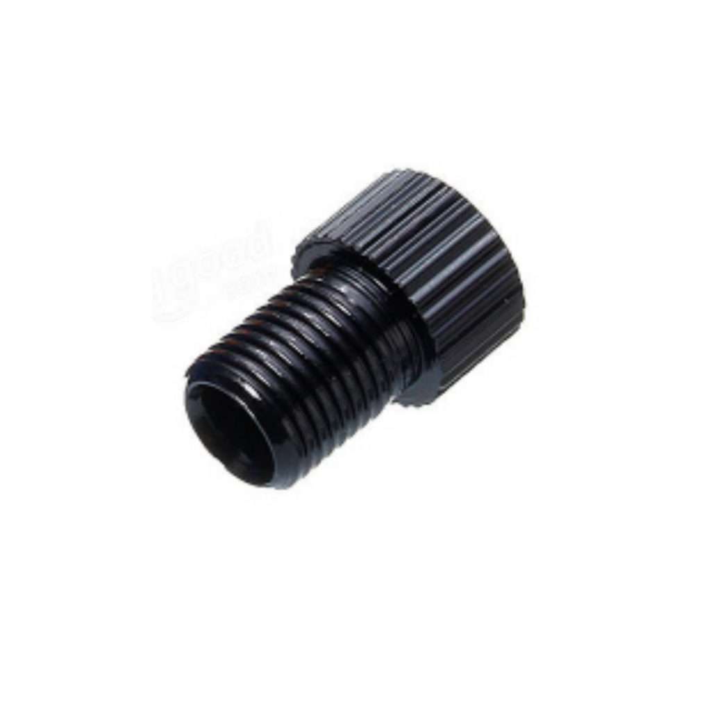 ADAPTADOR NEGRO ATOM VÁLVULA PRESTA A SCHRADER / ALEACIÓN