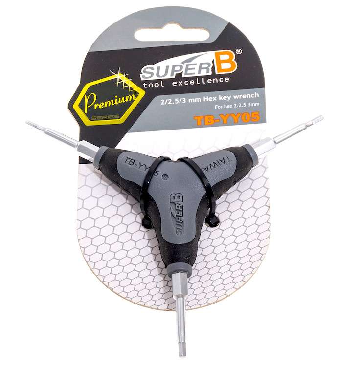 LLAVE SUPER B ALLEN TIPO "Y" Plomo 2/2,5/3mm