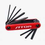 LLAVES HEXAGONALES ATOM ROJO 2/2,5/3/4/5/6mm (+) 2 / (-) 5
