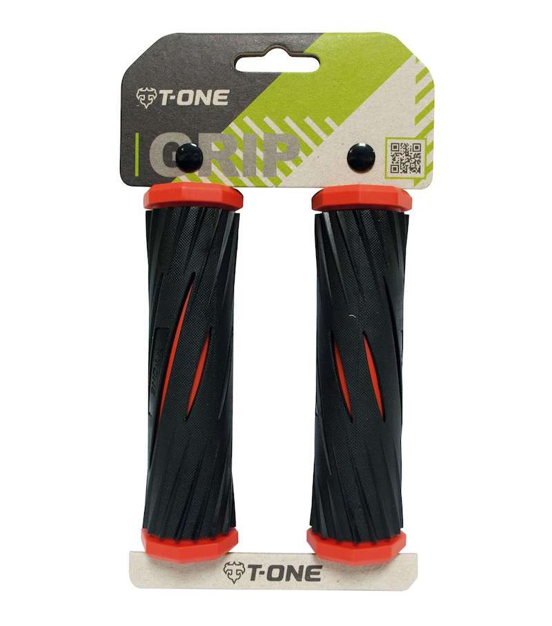 MANIGUETA T-ONE NEGRO/ROJO T-GP32B/R / TPR / 130mm