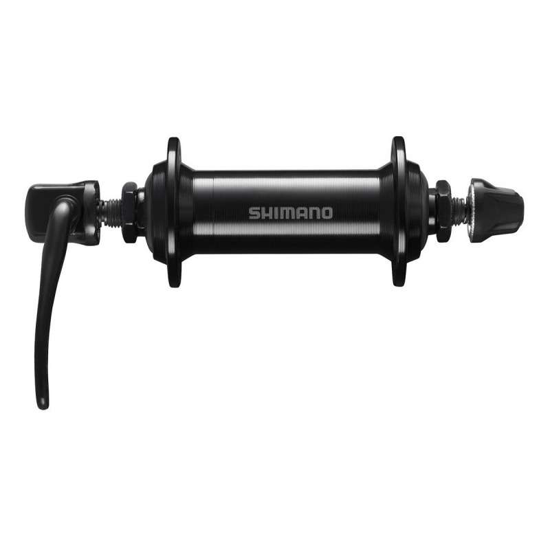 MAZA SHIMANO DELANTERA 36H / HB-TX500-QR / FRENO V-BRAKE / ALUMINIO / NEGRO