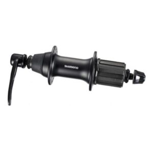 MAZA SHIMANO POSTERIOR 32H / FH-RM70 / V-BRAKE / CASETERO 8-9V / QR / ALUMINIO / NEGRO