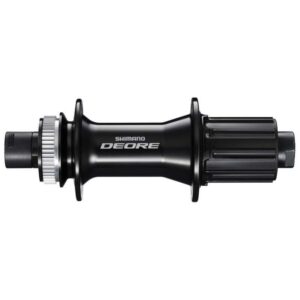 MAZA SHIMANO POSTERIOR 32H / FH-M6010 / CenterLock / CASETERO 8-9-10V / EJE PASANTE 12X142MM / ALUMINIO / NEGRO