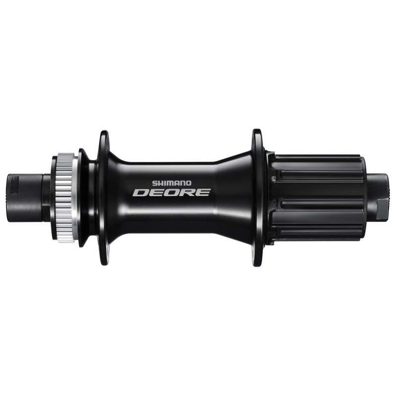 MAZA SHIMANO POSTERIOR 32H / FH-M6010 / CenterLock / CASETERO 8-9-10V / EJE PASANTE 12X142MM / ALUMINIO / NEGRO