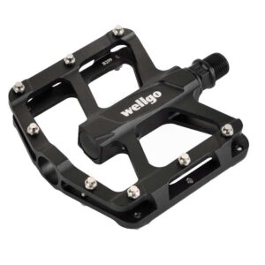 PEDALES WELLGO BMX B299 9/16" 2DU ANODIZADO NEGRO -TW