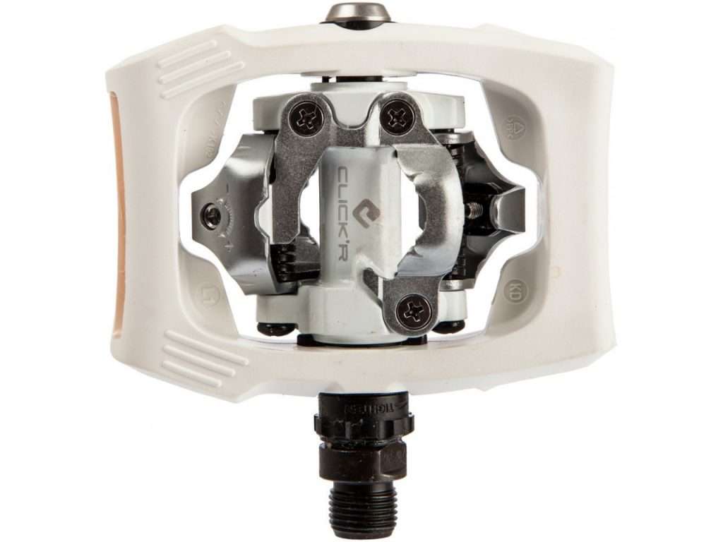PEDALES DE CLIP SHIMANO BLANCO PD-T400-W / SPD / ALUMINO / INC. CALAS / 9/16"
