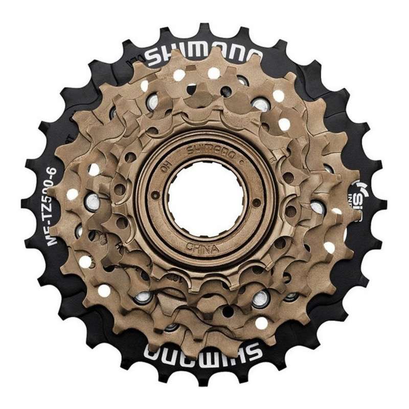 PIÑON ROSCA SHIMANO 6V (14-28) MF-TZ500 14-16-18-21-24-28T IND PACK