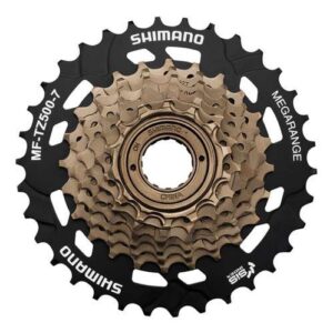 PIÑON MEGARANGE ROSCA SHIMANO 7V TOURNEY / 14-34T / MF-TZ500-7
