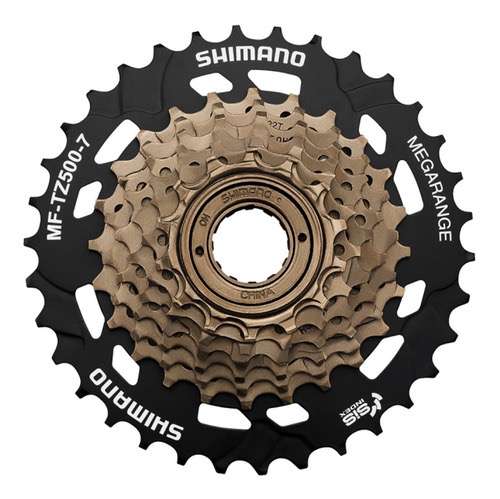 PIÑON MEGARANGE ROSCA SHIMANO 7V TOURNEY / 14-34T / MF-TZ500-7
