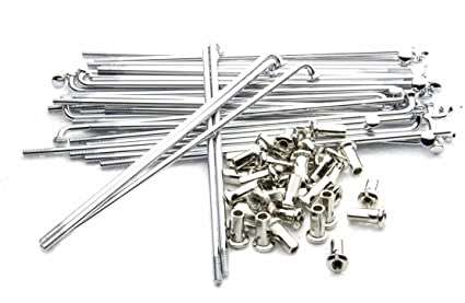 RAYOS PLATEADO ACERO INOX CON NIPLES 26" x36H