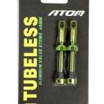 VÁLVULA VERDE TUBELESS CON REMOVEDOR ATOM 48MM FR11D