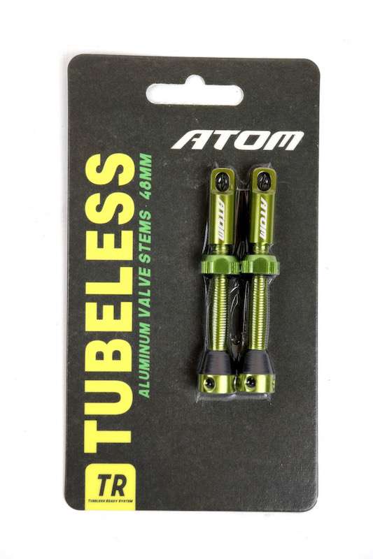 VÁLVULA VERDE TUBELESS CON REMOVEDOR ATOM 48MM FR11D