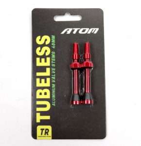 VÁLVULA ROJO TUBELESS ATOM 48MM FR11