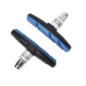 TACOS DE FRENO V-BRAKE ALHONGA NEGRO/AZUL