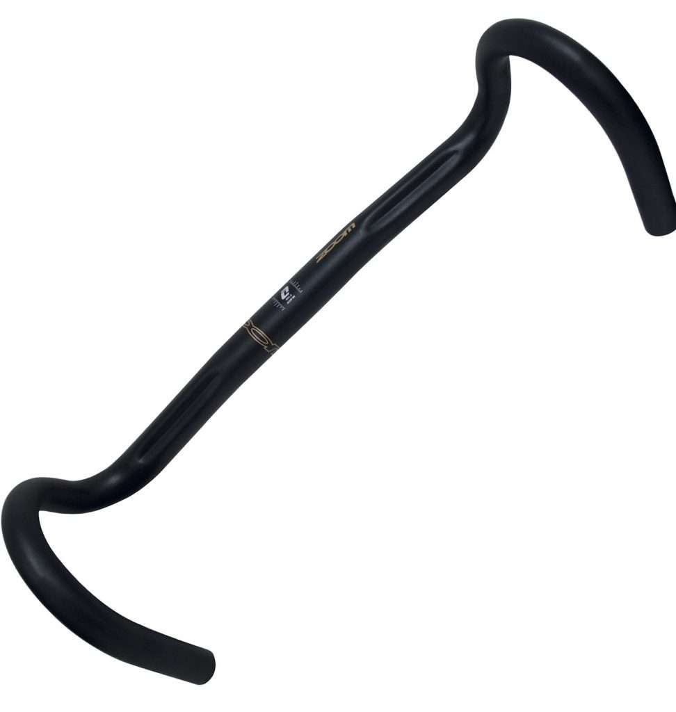 TIMÓN NEGRO ZOOM RUTA 31.8 x 420MM / DR-AL-E199BTFOV / ALUMINIO