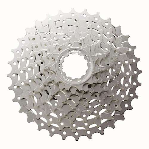 PIÑON CASETERO SHIMANO ALIVIO 9V / 11-36T / PLATEADO / CS-HG400-9
