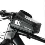 BOLSO IMPERMEABLE CON PANTALLA CELULAR 6” TÁCTIL PARA MARCO 017-2BK NEGRO ROCKBROS