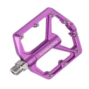 PEDALES PLATAFORMA ANTIDESLIZANTE DE ALUMINIO K203 MORADO ROCKBROS