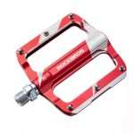 PEDALES PLATAFORMA ANTIDESLIZANTE DE ALUMINIO K306 ROJO ROCKBROS