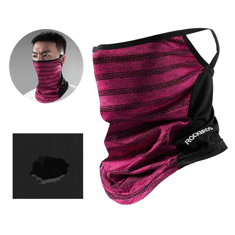 BANDANA CON AGARRE DE OREJA LF7367 ROJO ROCKBROS