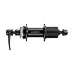 MAZA SHIMANO POSTERIOR 36H TOURNEY TX / FH-TX505-8 / 8-9-10V / CENTERLOCK / CASETERO / QR / ALUMINO / NEGRO
