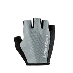 GUANTES ROCKBROS MITONES DE MEDIO DEDO S099 GRIS TALLA L / M / XL / XXL