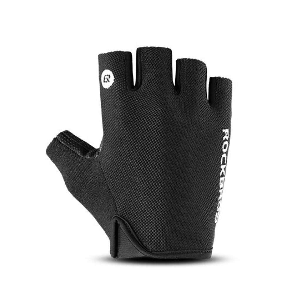GUANTES ROCKBROS MITONES DE MEDIO DEDO S106 NEGRO TALLA XL ROCKBROS