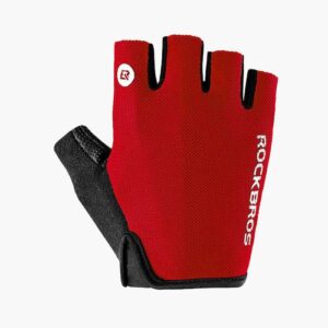 GUANTES ROCKBROS MITONES DE MEDIO DEDO S106 NEGRO TALLA L