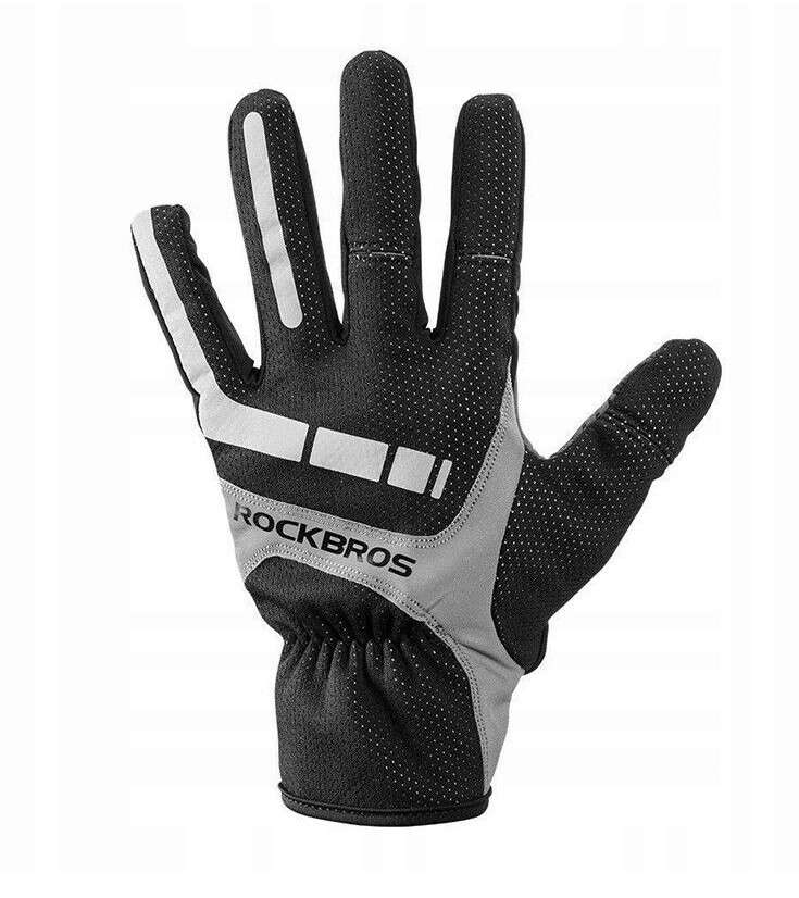 GUANTES ROCKBROS TÉRMICOS S173 NEGRO/GRIS TALLA L