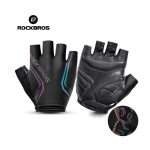 GUANTES ROCKBROS MITONES DE MEDIO DEDO S251 NEGRO TALLA M