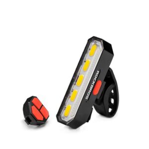 LUZ POSTERIOR CON DIRECCIONALES Y COMANDO RECARGABLE TL1901WR30 NEGRO ROCKBROS