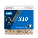 CADENA 10V KMC X10 GOLD 1/2″ X 11/128″ 116L