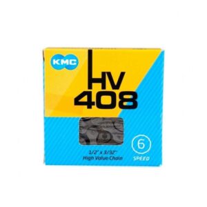 CADENA KMC HV408 1/2" X 3/32" 116L GRIS/MARRON