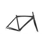 CUADRO DE RUTA + HORQUILLA ATOM ALUMINIO RACE700 GRIS METALICO / TALLAS: 50 - 54