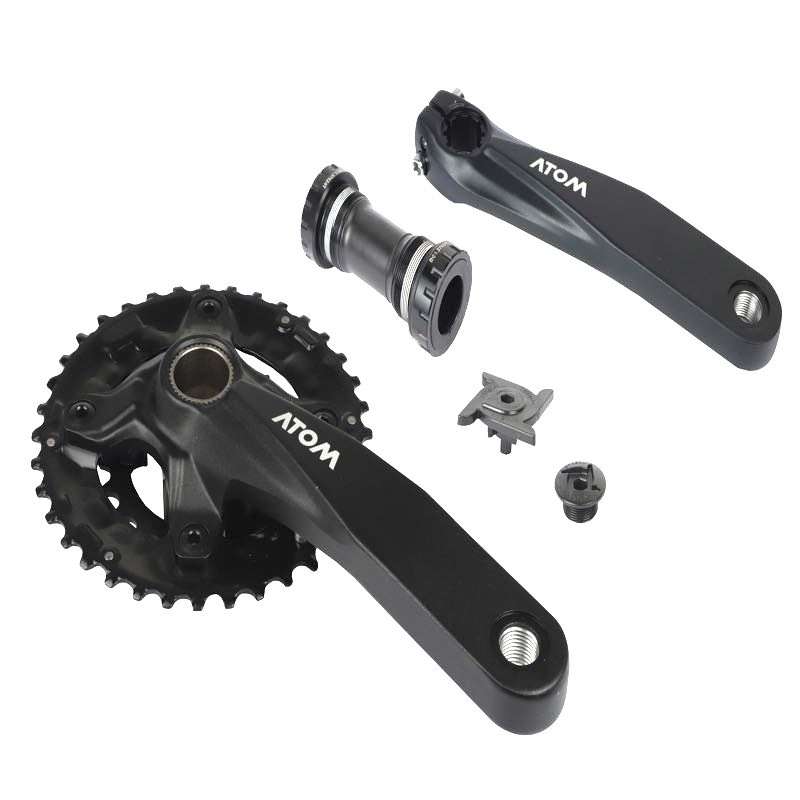 CATALINA BIELA INTEGRADA ATOM MTB RAID-501-TT 9V BIPLATO 22-36T x 175MM NEGRO / INCLUYE BB / HOLLOWTECH II