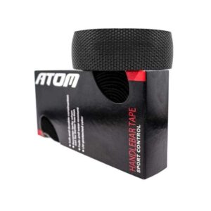 CINTA ATOM PARA TIMÓN RUTA AT-115 GECO / 3X200CM / PU/EVA FOAMED / NEGRO