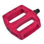 PEDALES WELLGO BMX B109N 9/16" FIBRA DE NYLON / ROJO