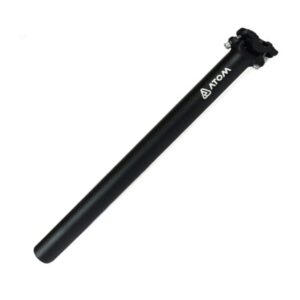 TUBO DE ASIENTO RECTO ATOM Ø31.6 x 400MM / SP-406 / ALUMINIO NEGRO