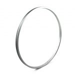 ARO 27x1-1/4 x 36Hx14G SHINING ALUMINIO / LP-60 PLATA