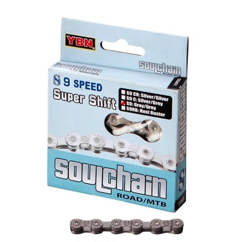 CADENA 9V YABAN / XC/RUTA / S9 / 1/2”X11/128” 116L