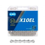 CADENA 10V KMC X10EL 1/2″ X 11/128″ 116L PLATEADA SILVER