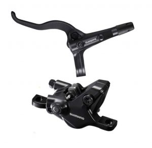 FRENO HIDRAULICO SHIMANO DELANTERO / MANETA (BL-MT401-L) Y CALIPER (BR-MT410-F) / DEORE / 2 PISTONES