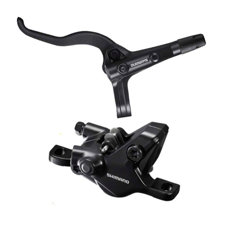 FRENO HIDRAULICO SHIMANO DELANTERO / MANETA (BL-MT401-L) Y CALIPER (BR-MT410-F) / DEORE / 2 PISTONES