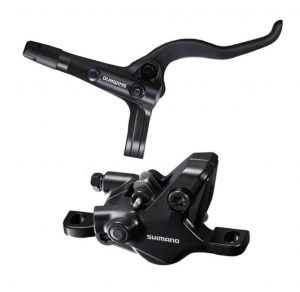 FRENO HIDRAULICO SHIMANO POSTERIOR / MANETA (BL-MT401-R) Y CALIPER (BR-MT410-R) / DEORE / 2 PISTONES