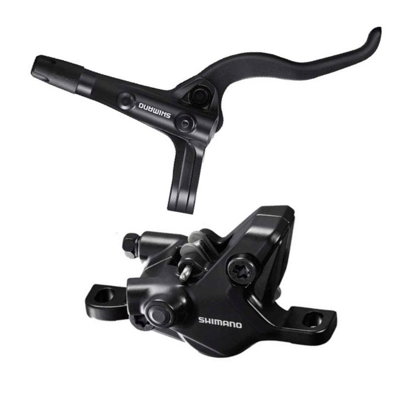 FRENO HIDRAULICO SHIMANO POSTERIOR / MANETA (BL-MT401-R) Y CALIPER (BR-MT410-R) / DEORE / 2 PISTONES