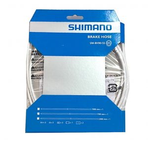 MANGUERA FUNDA DE FRENO HIDRÁULICO POSTERIOR SHIMANO 1700MM / SM-BH90-SB BLANCO