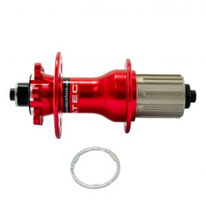 MAZA NOVATEC POSTERIOR 32H / D792SB/A-AA / 6 PERNOS / CASETERO 9-10-11V / QR / ALUMINIO / ROJA QR249R