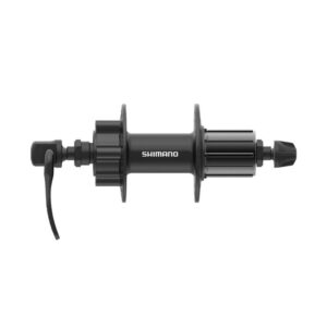 MAZA SHIMANO POSTERIOR 32H FH-TX506 / 8-9-10V / 6 PERNOS / CASETERO / QR / ALUMINIO / NEGRO