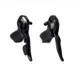 PALANCAS INTEGRADAS DE RUTA SUNRACE STR91 / 2X9V / NEGRO